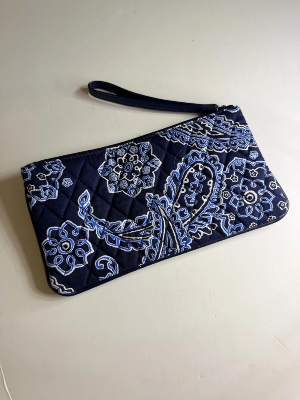 Vera Bradley quilted wristlet